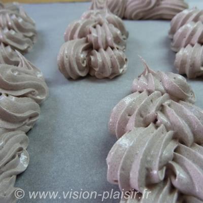 Meringues cacao simple