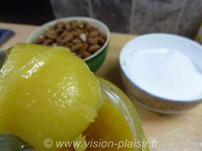 Miel de tournesol et amandes