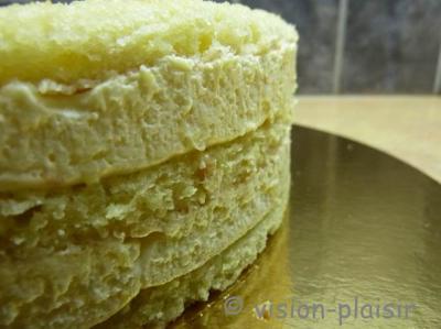 Montage flambe biscuit et creme orange