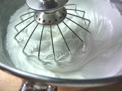 Monter meringue
