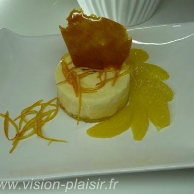 Mousse glacee a l orange