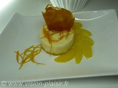 Mousse glacee a l orange
