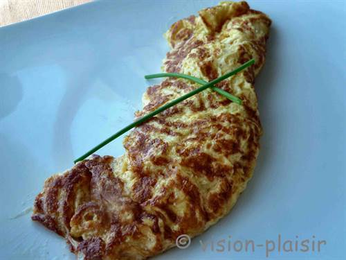 La réalisation de l'omelette mousseline