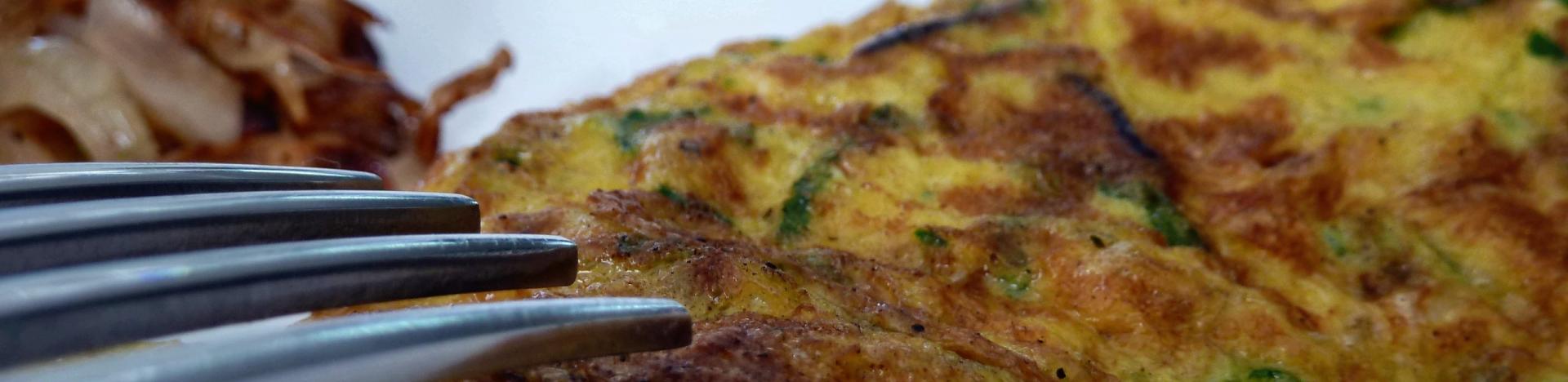 Omelettes aux oignons cuit 2