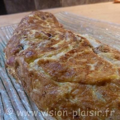 Omelette-lardons