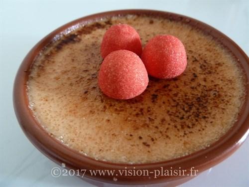blog de pâtisserie crème brûlée aux fraises Tagada!!!