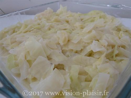 blog de vision-plaisir cuisine avec le chou blanc à la béchamel