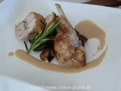 cuisse de lapin rôti