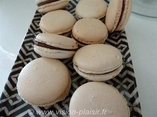 Blog de pâtisserie avec mes macarons au zestes d'orange et chocolat