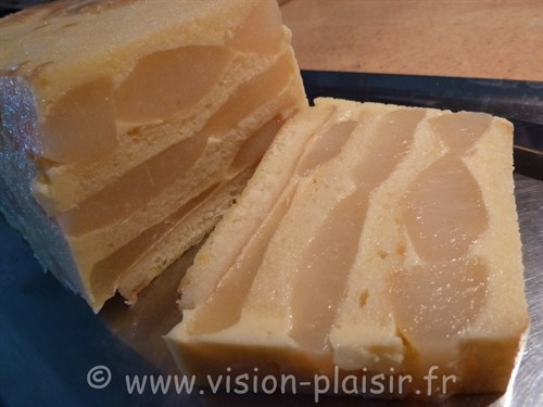 blog de pâtisserie marbré aux poires