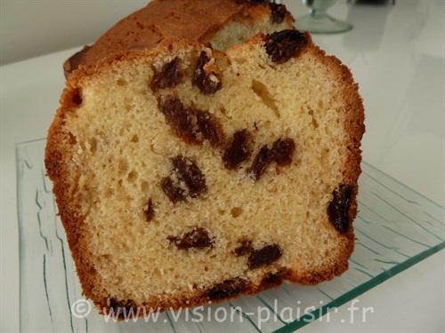 blog de pâtisserie avec mon cake aux raisins et Grand Marnier