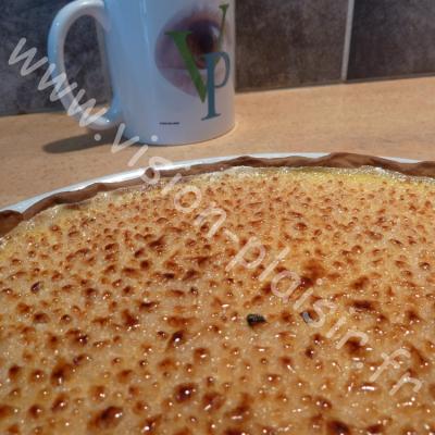 tarte crème brûlée