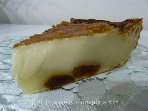 Blog de pâtisserie avec mon flan pâtissier aux abricots secs