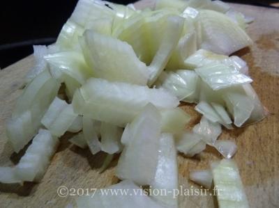 oignons et haricots blancs