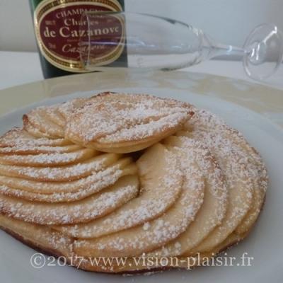 tarte - pommes-chaude