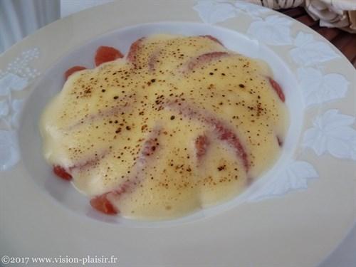 Blog de pâtisserie et mon sabayon de pamplemousse au Jurançon