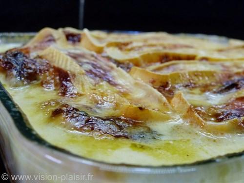 Patate douce gratine