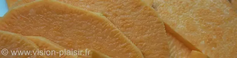 Patate douce lamelle