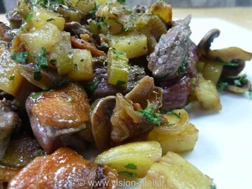 Poêlée d'Émincé de Bœuf aux Légumes et Origan : Recette Savoureuse