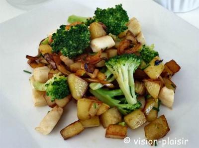 Poelee d encornets et pommes de terre maison