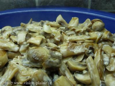 Poelee de champignons de paris