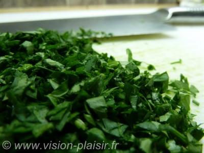Pommes de terr persil
