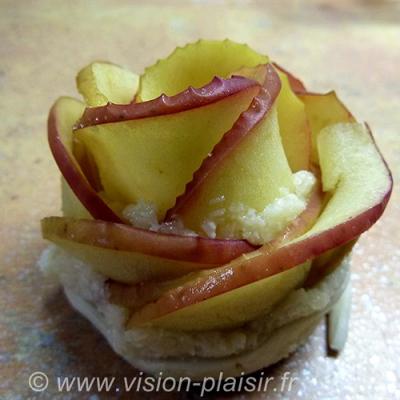 Pommes en roses