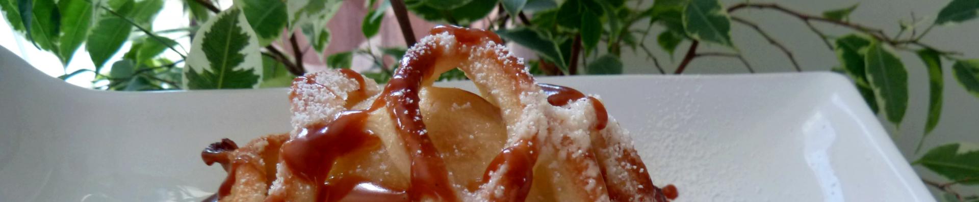 Pommes gourmandes en feuilletes