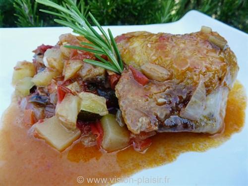 Poulet brunoise de ratatouille 1