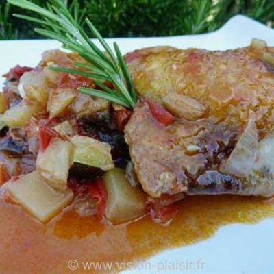 Poulet brunoise de ratatouille 1