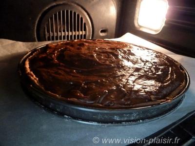 Precuisson tarte chocolat