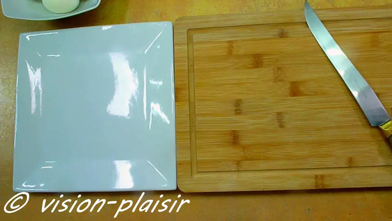 Preparation des oeufs durs mayonnaise