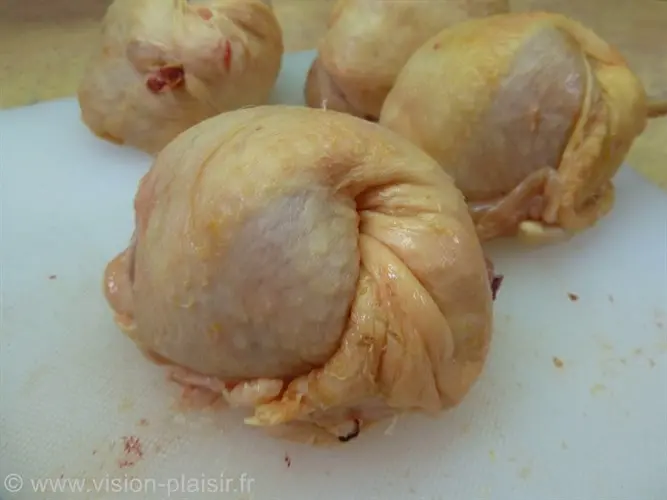 Preparation du poulet