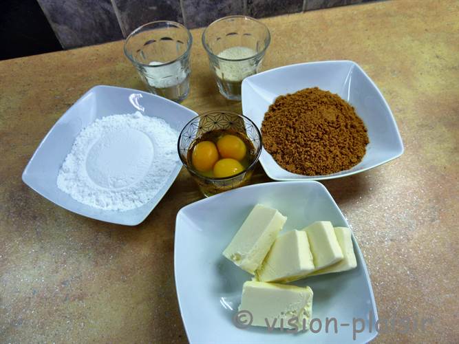 Preparation galettes speculoos