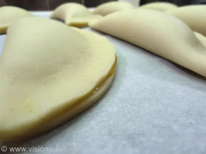 Preparation mini chaussons aux pommes