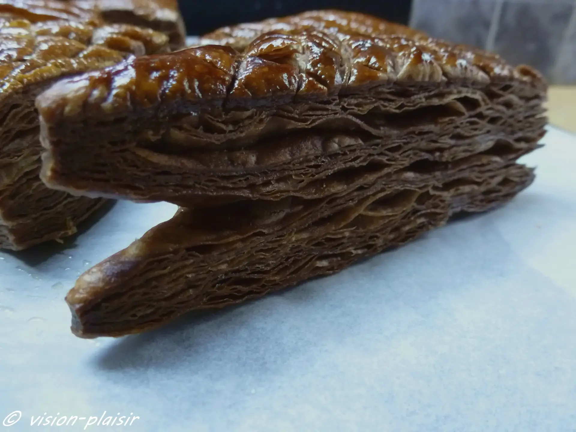 Refroidisement pate feuilletee chocolat