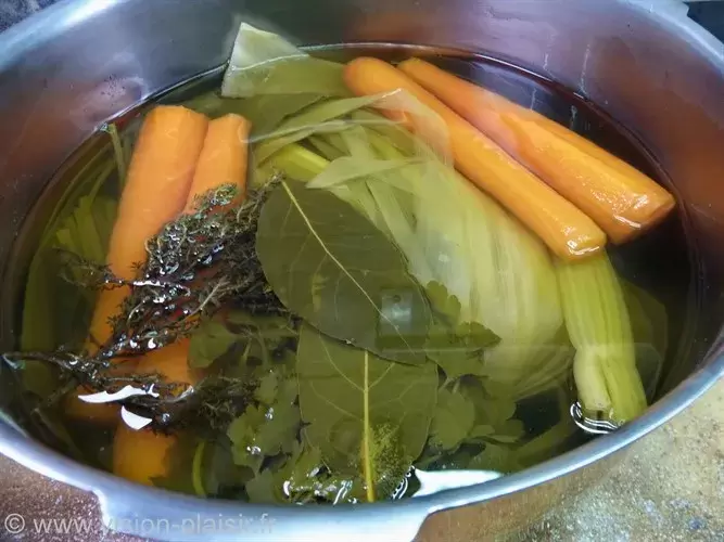 Repas legumes pour le bouillon de legume