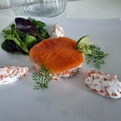 Rillette de saumon fume