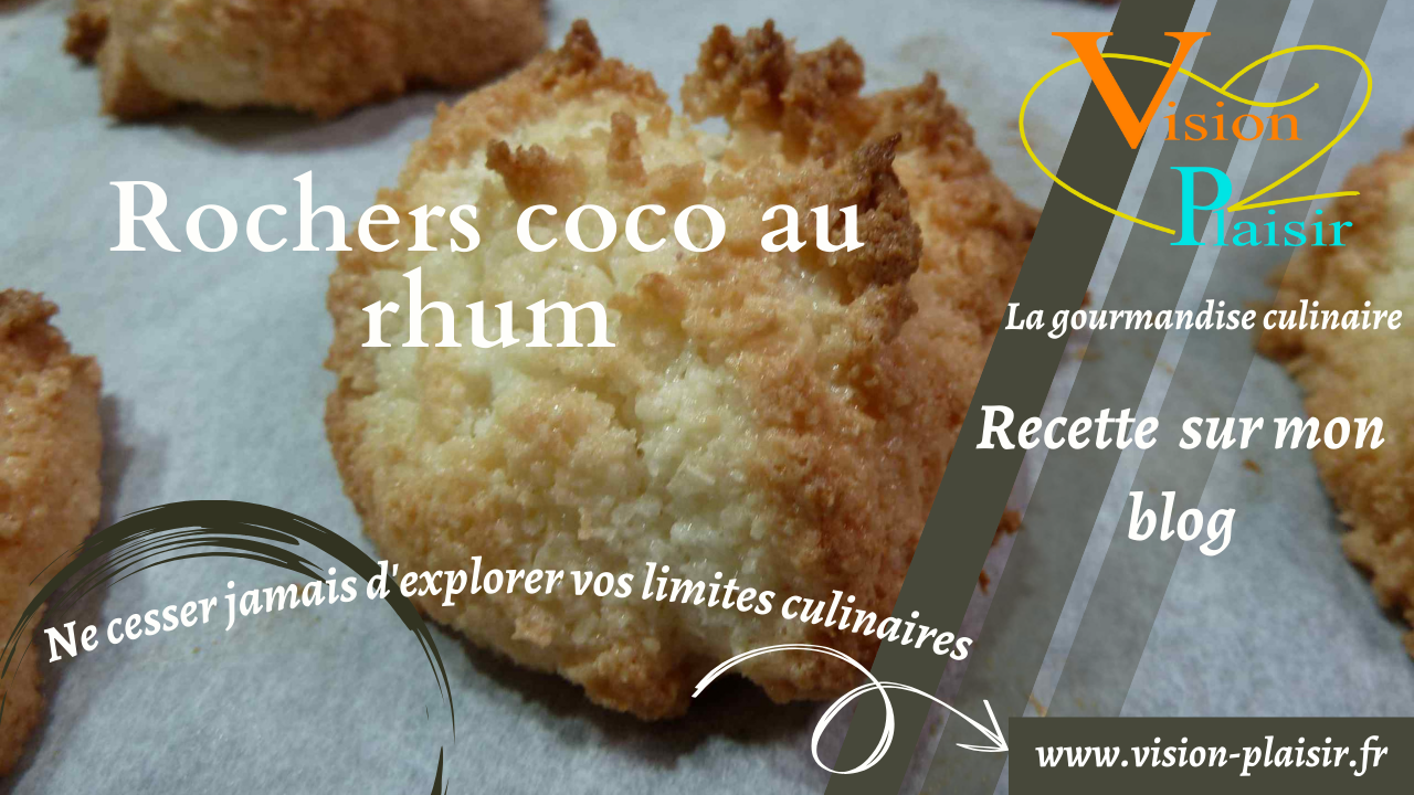 Rochers coco au rhum