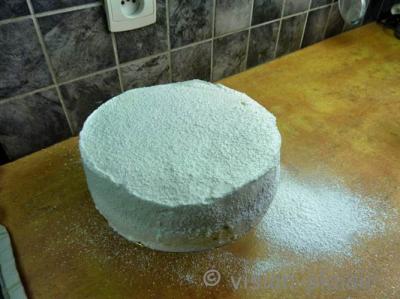 Saupoudrer sucre glace flambe