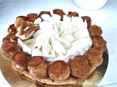 St honore au praline et creme mascarpone