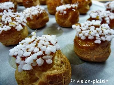 Sucrage choux pour st honore au praline