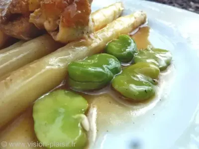 Supreme de pintade et asperges roties 3 resultat