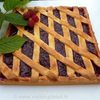 Tarte a la confiture de framboise 1