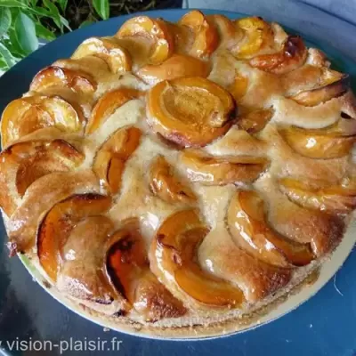 Tarte amande aux abricots resultat