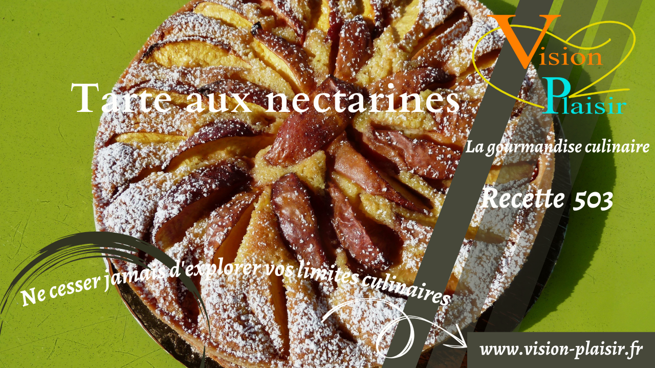 Tarte aux nectarines