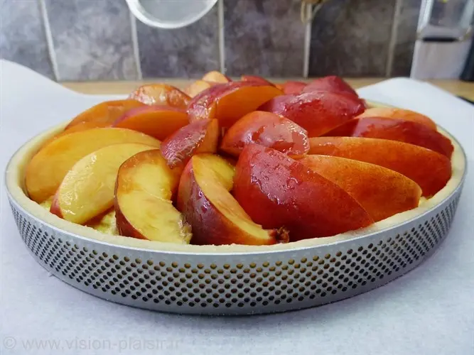 Tarte nectarine frais