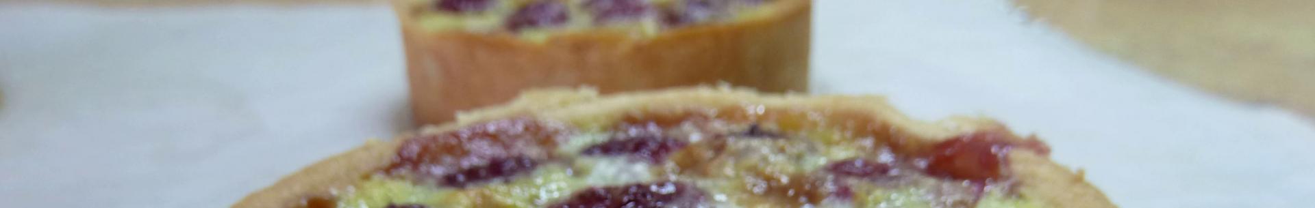 Tartelettes pistache et framboises 1