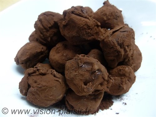 Truffes au chocolat cacao