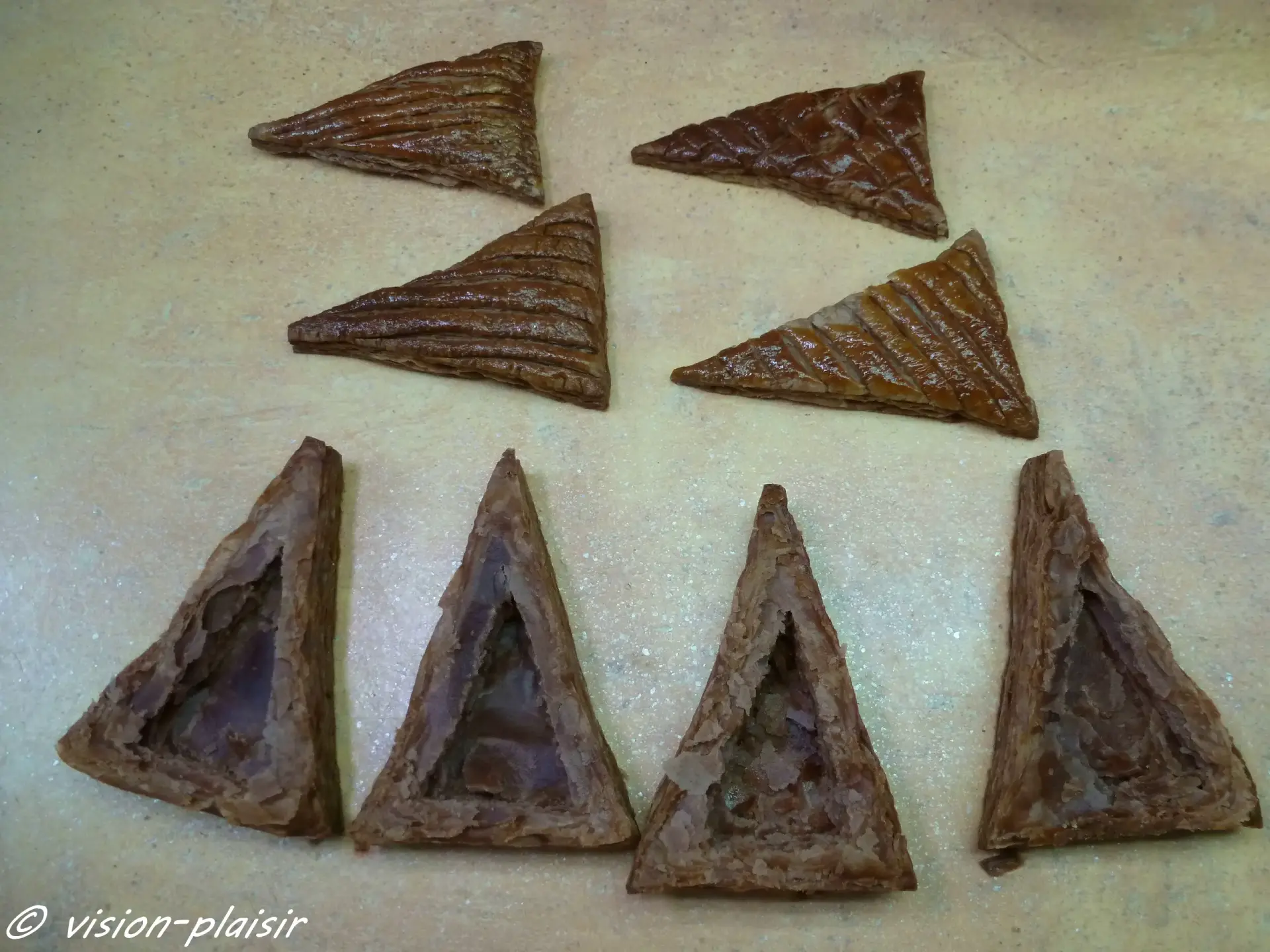 Vider triangles triangle feuillete tout chocolat